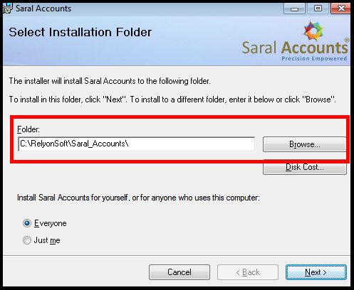 How to install Saral - Accounting and Billing Software 9