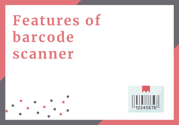 features of bar code